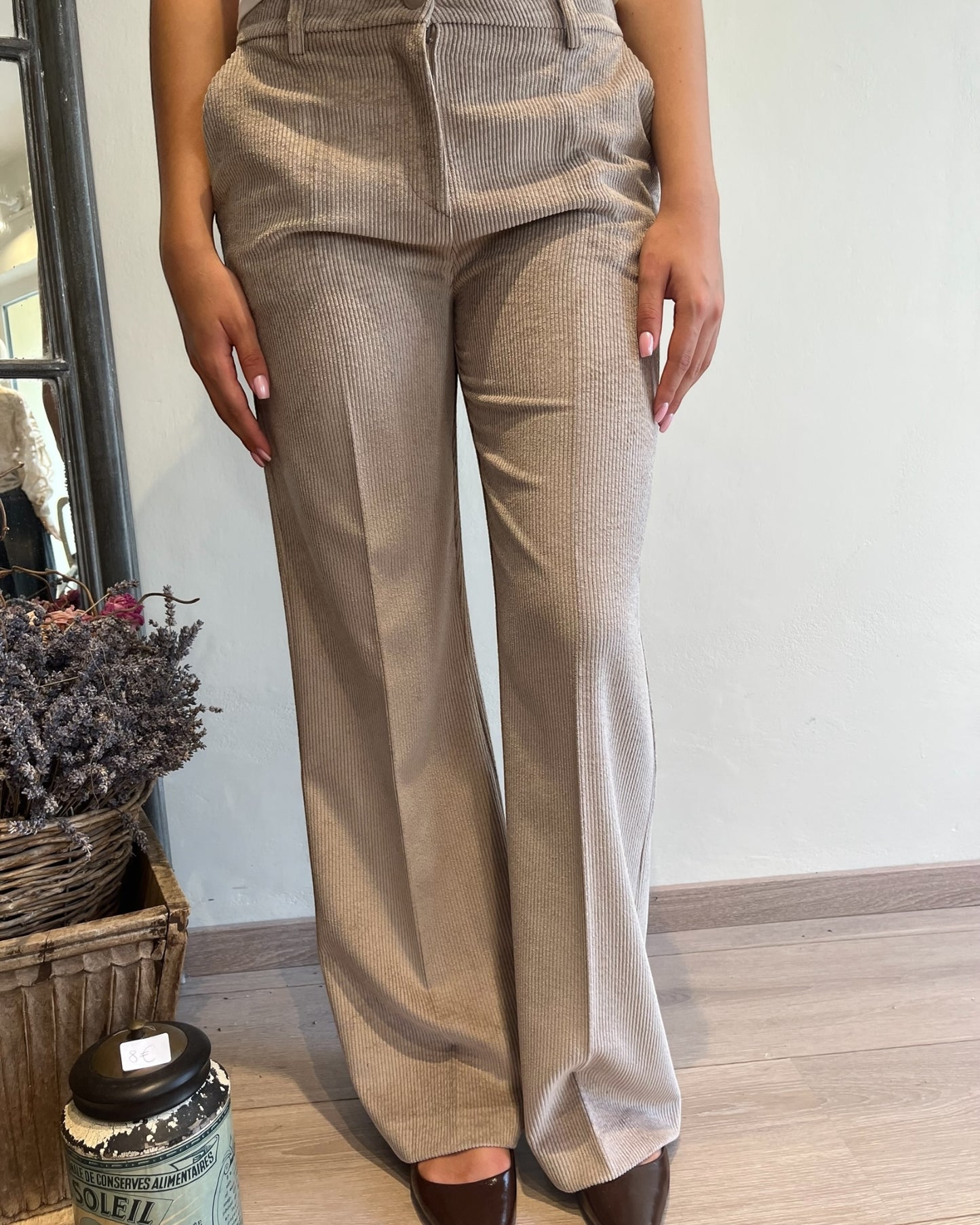 Pantalone palazzo velluto art. AN6102-V MOTEL