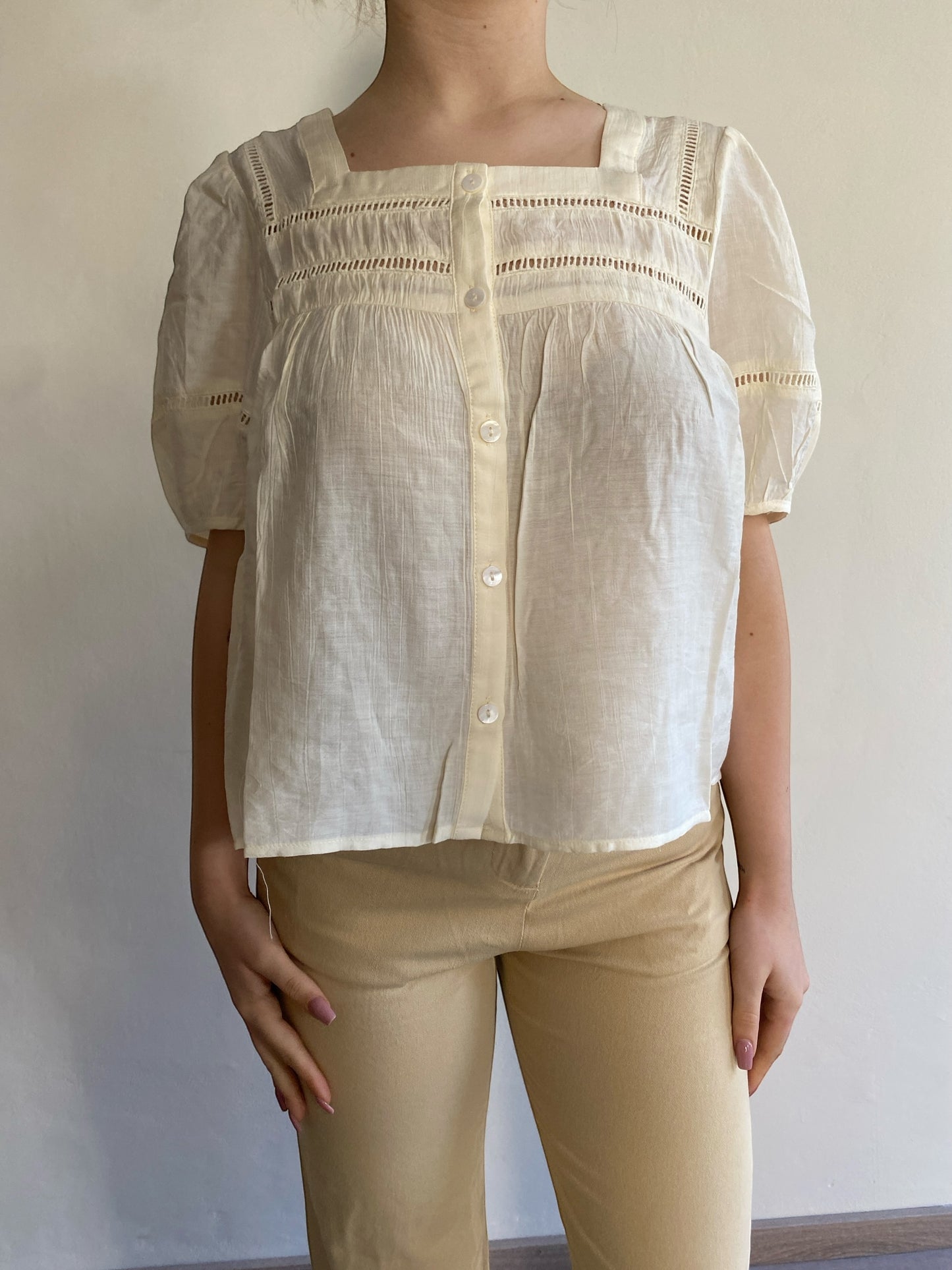 Camicia scollo quadrato CHAINESE art. 76553 ARTLOVE