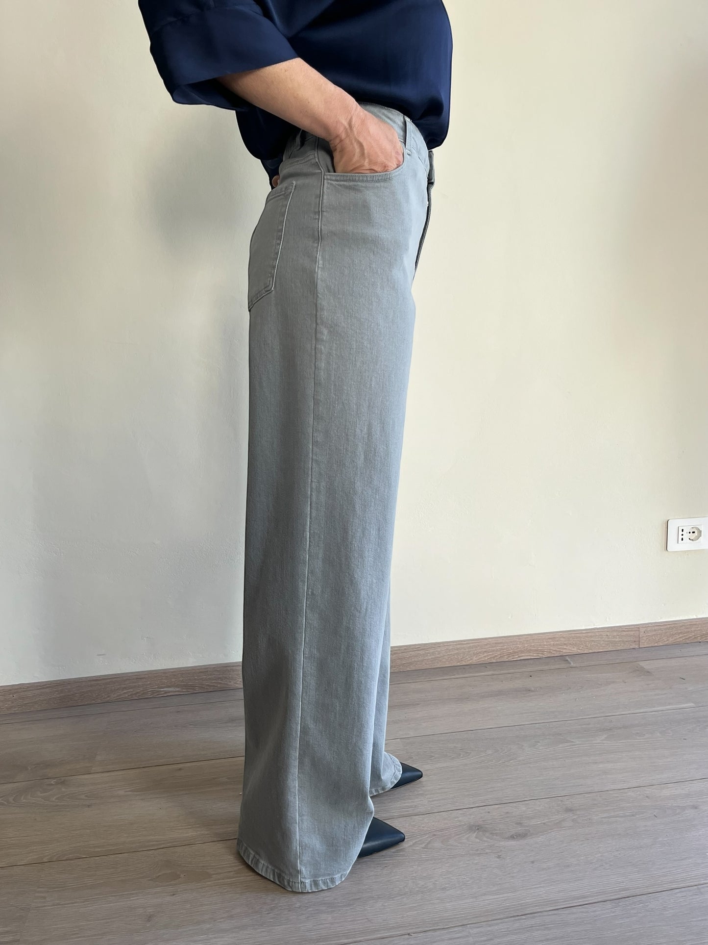 Jeans palazzo art. L10XBE SOGLIOLA Lola by Sandro Ferrone