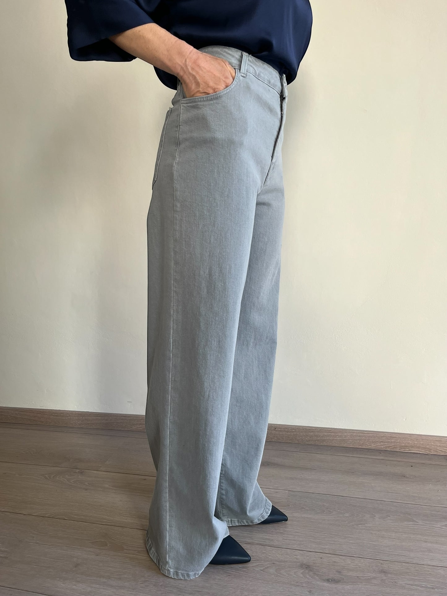 Jeans palazzo art. L10XBE SOGLIOLA Lola by Sandro Ferrone
