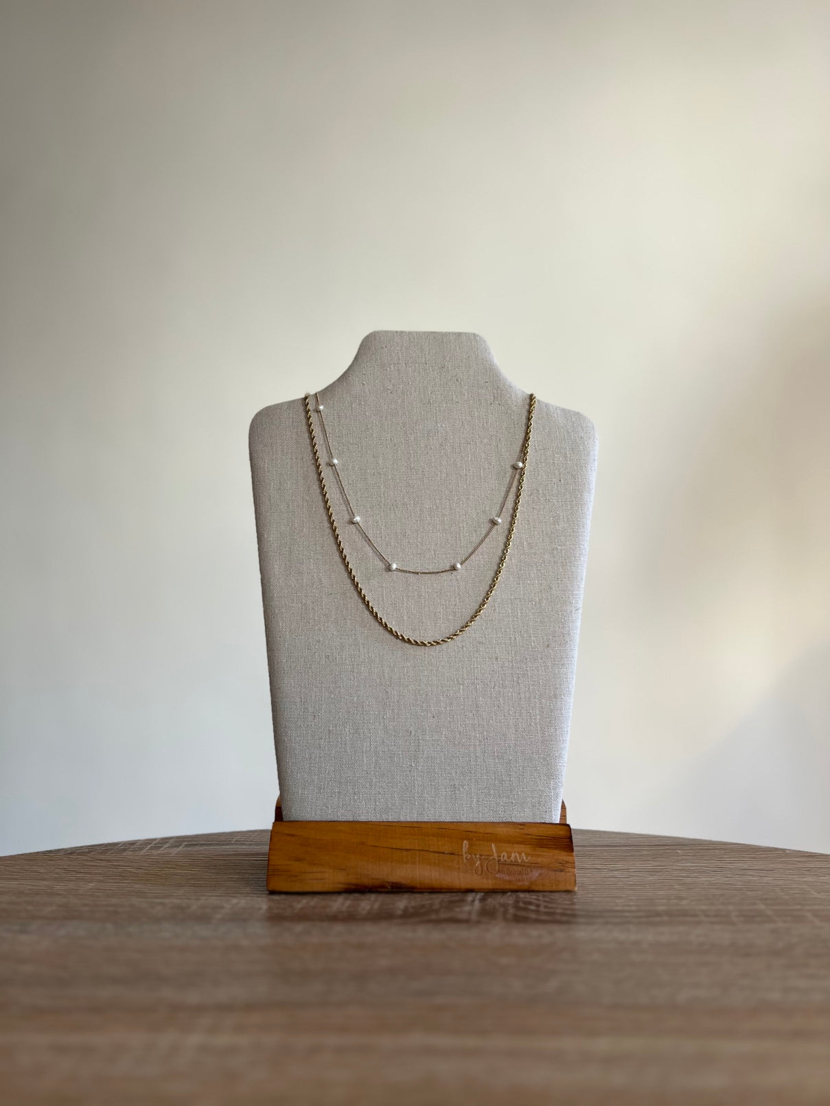 Collana Doppio Filo con Perle