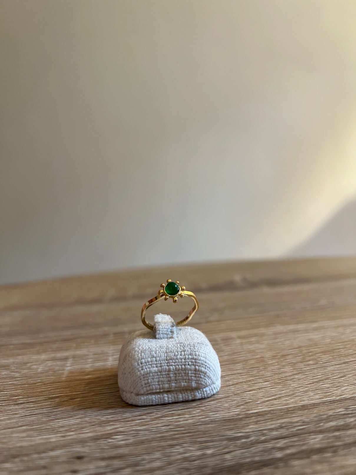 Anello Verde Sole