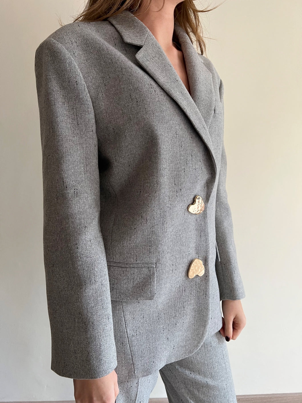 Tailleur giacca e pantalone cuore oro IMPERIAL