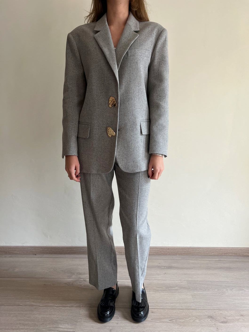 Tailleur giacca e pantalone cuore oro IMPERIAL