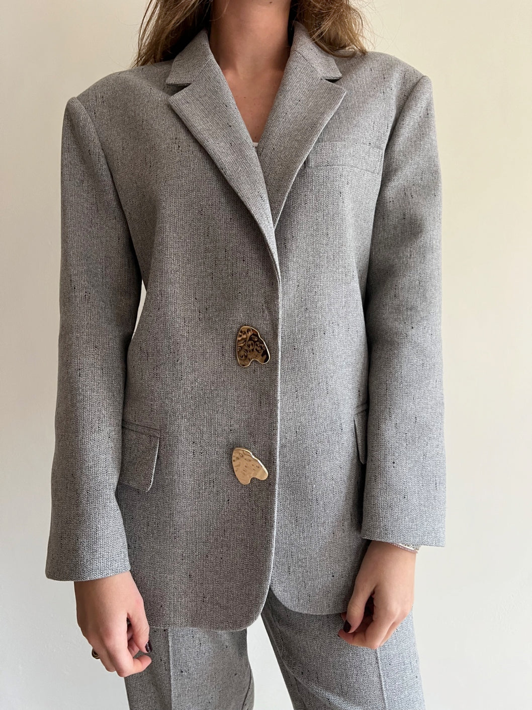 Tailleur giacca e pantalone cuore oro IMPERIAL