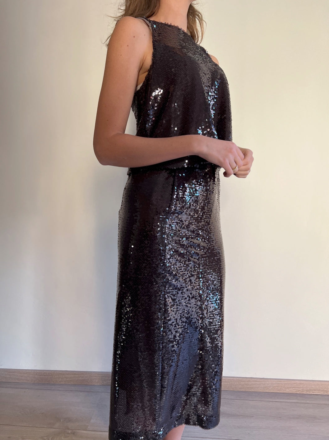 Top paillettes art. W24T620 MOTEL