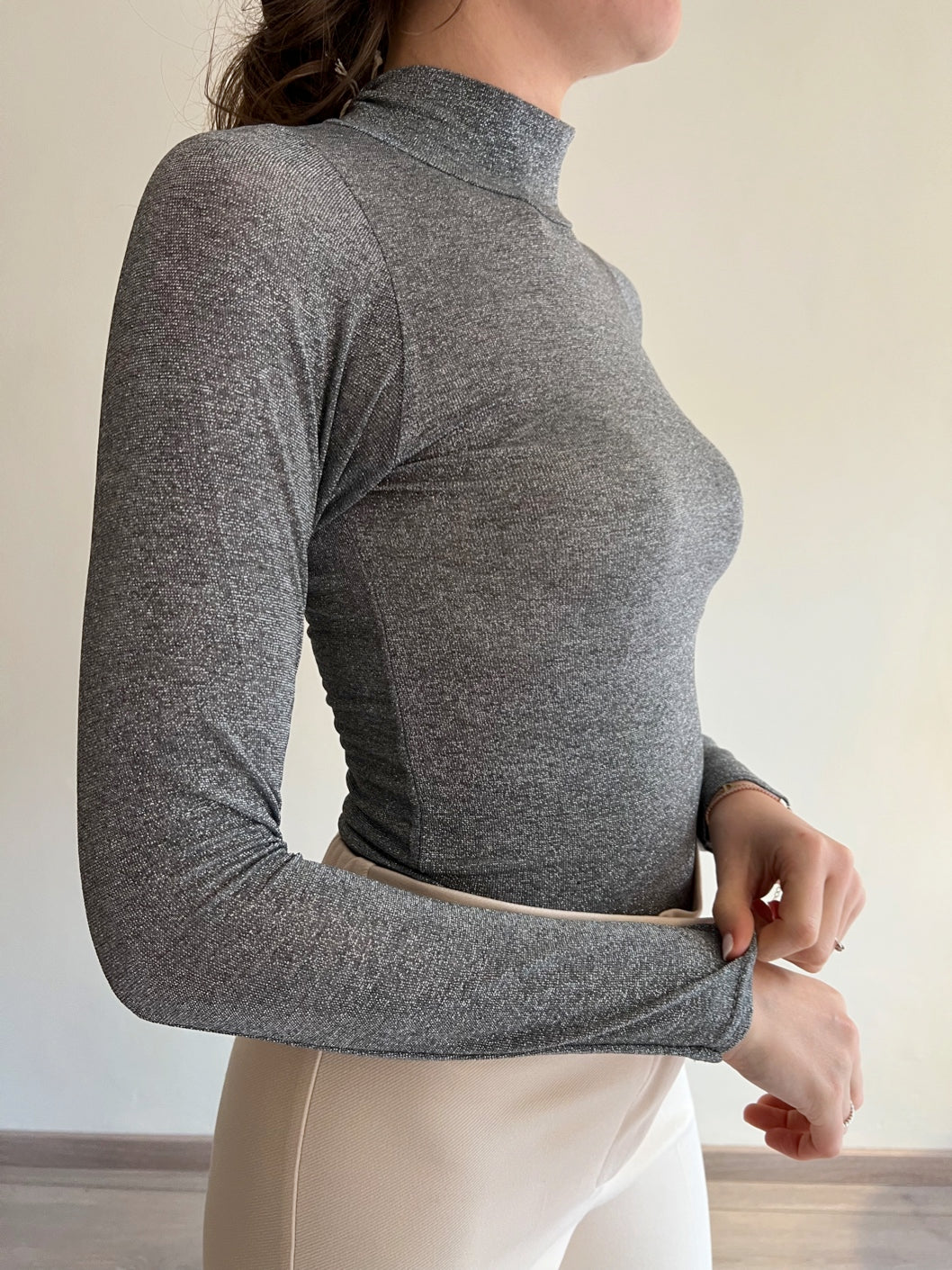 Body lurex scollo dietro art. QI8BD36 KINGKONG