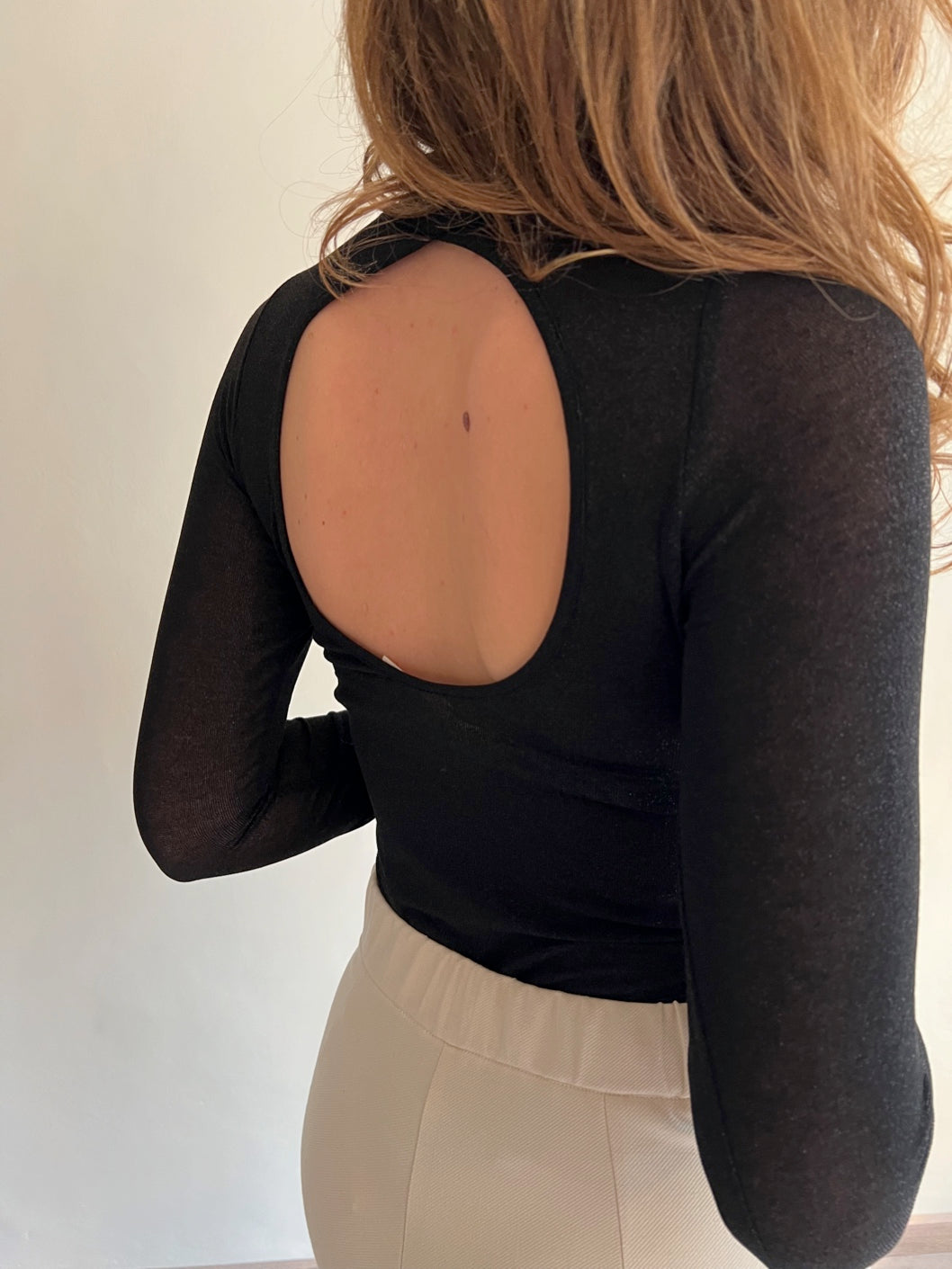 Body lurex scollo dietro art. QI8BD36 KINGKONG