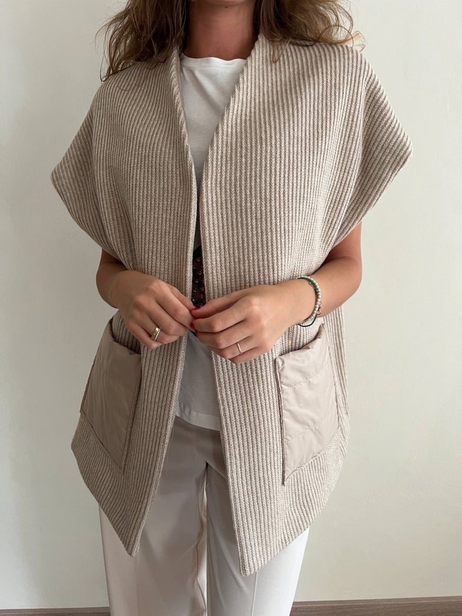 Gilet combinato S19YBE DALILA Lola by Sandro Ferrone