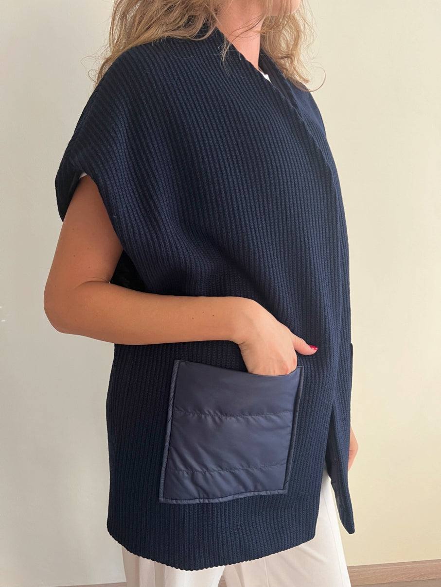Gilet combinato S19YBE DALILA Lola by Sandro Ferrone