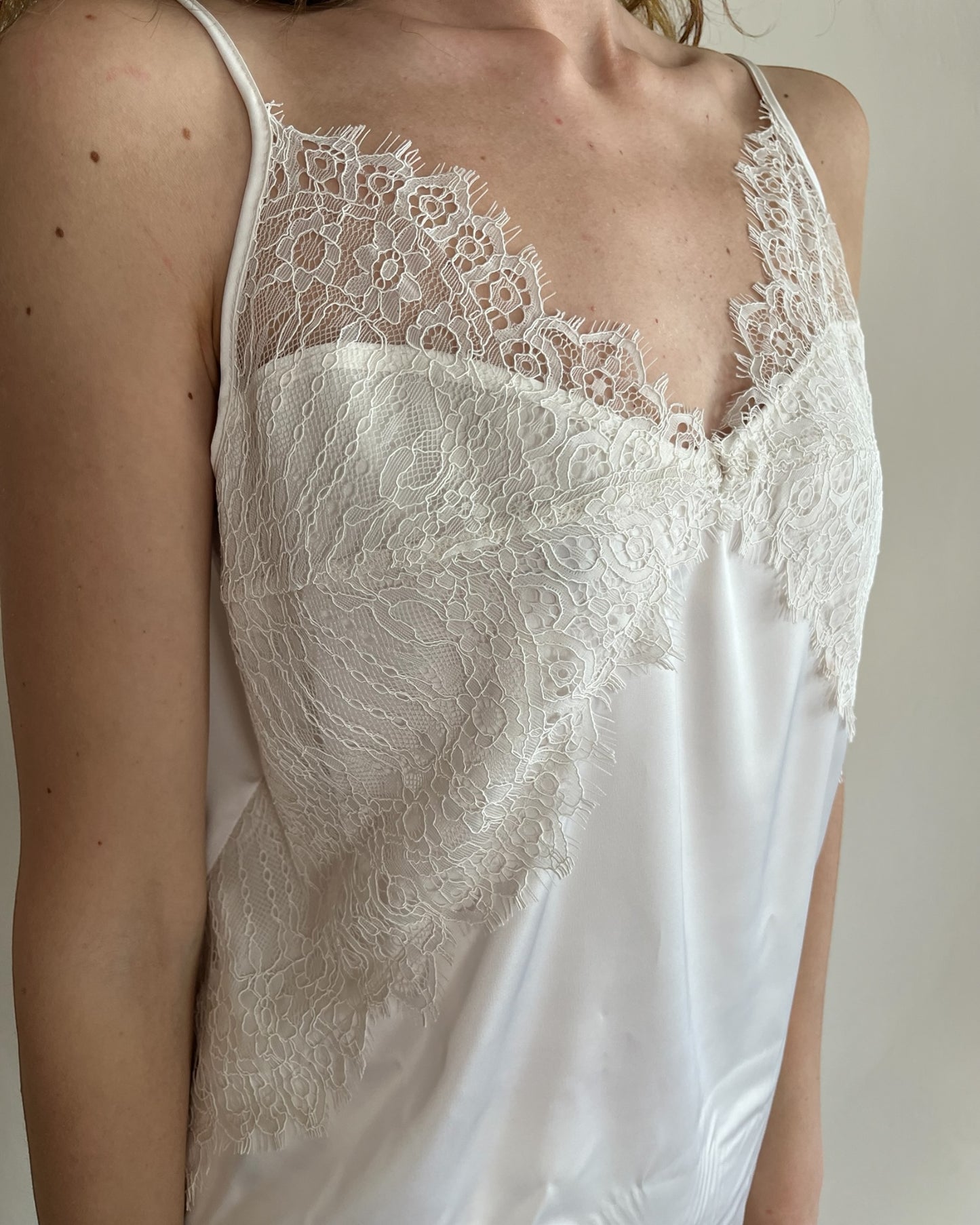 Top in raso con pizzo art. RFM5HDG IMPERIAL