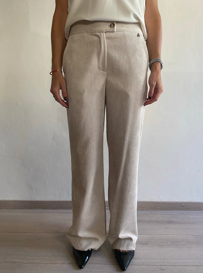 Pantalone ampio a coste in velluto art.P845B039A DIXIE