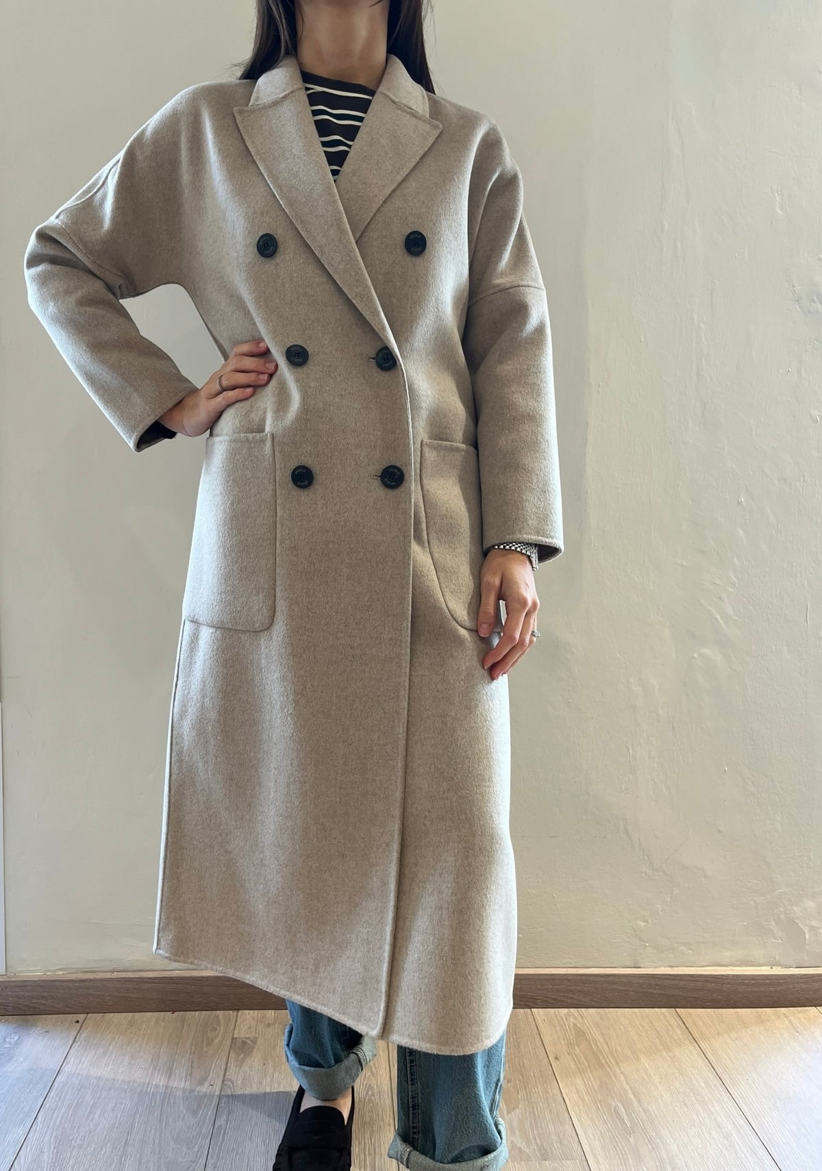 Cappotto lungo doppio petto “HAND MADE” art.TAC0001 VICOLO