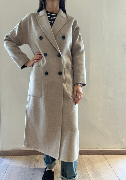 Cappotto lungo doppio petto “HAND MADE” art.TAC0001 VICOLO