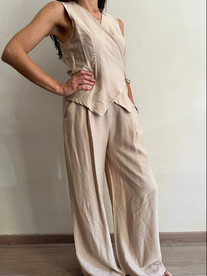 Completo con gilet e pantalone ampio art.1502 CHEAP&CHIC