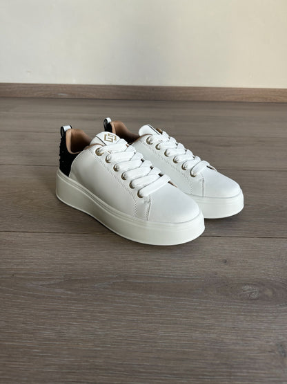 Sneakers strass bicolor art. GB915 GOLD&GOLD