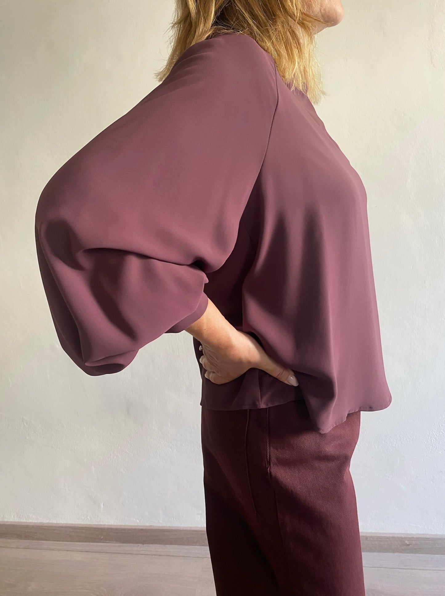 Blusa con manica ampia art. S7YBGMERIL Sandro Ferrone