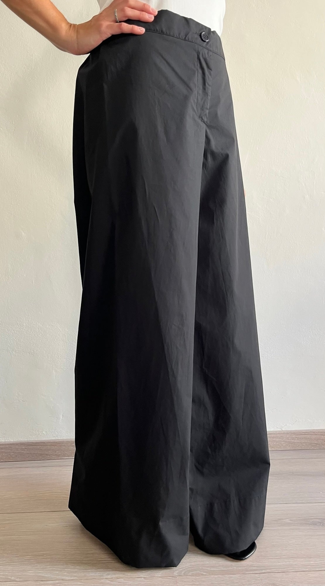 Pantalone a palazzo nero art. PEA5RAA DIXIE