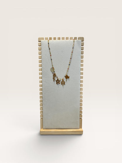 Collana rosario corta con charm BARBARA BURGIO