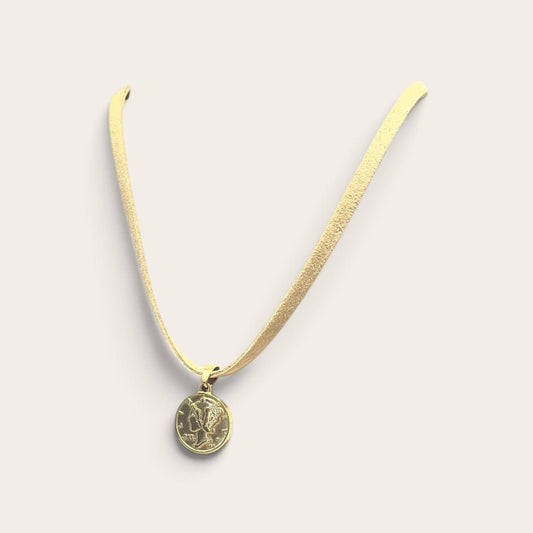 Chocker con medaglietta dorata Cloel