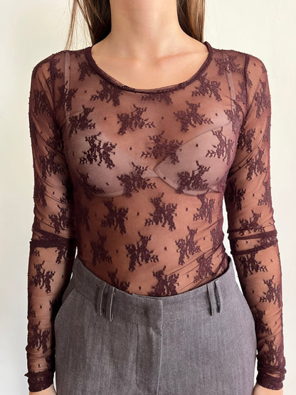 Maglia in tulle stampato art. TW91MMX IMPERIAL