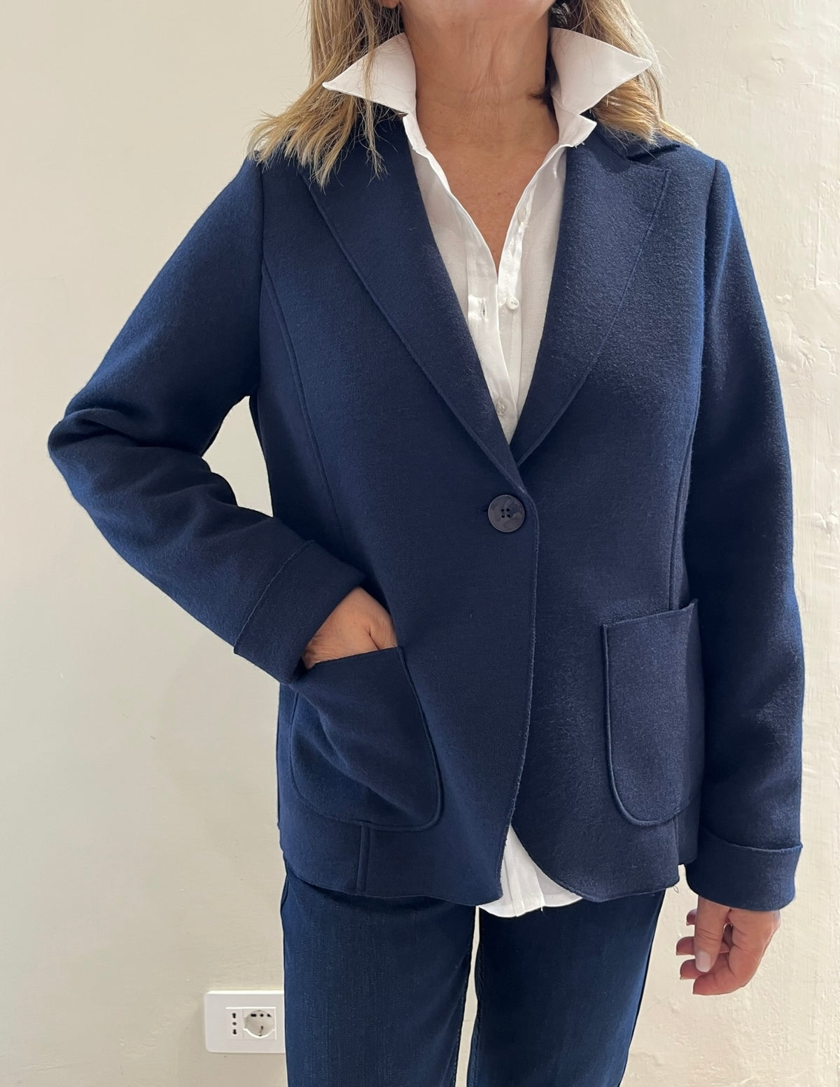 Blazer in panno art. Colombia Meteore