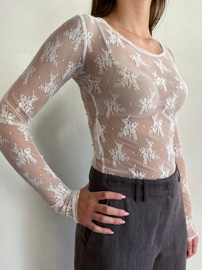 Maglia in tulle stampato art. TW91MMX IMPERIAL