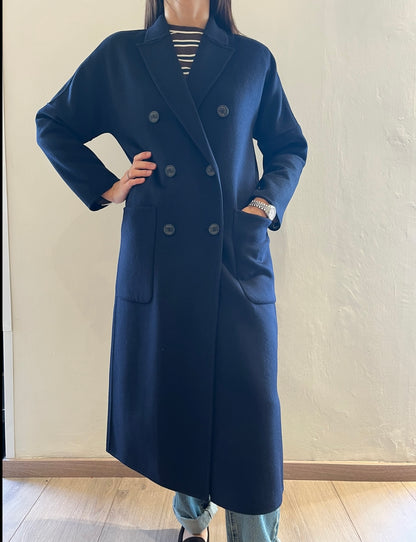 Cappotto lungo doppio petto “HAND MADE” art.TAC0001 VICOLO