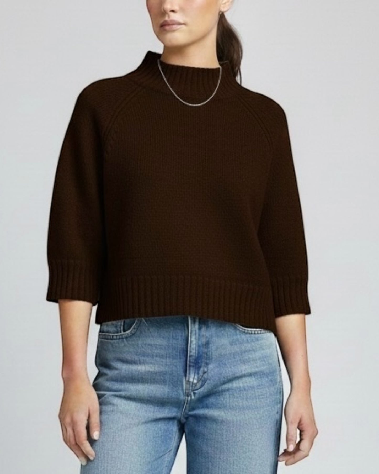 Maglia crop mezzo collo art. 570957 CHEAP&CHIC