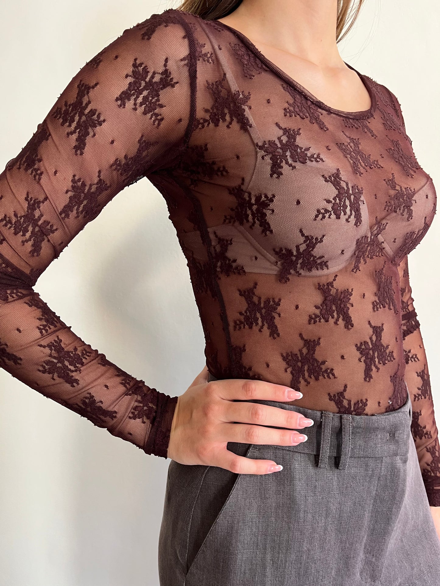 Maglia in tulle stampato art. TW91MMX IMPERIAL