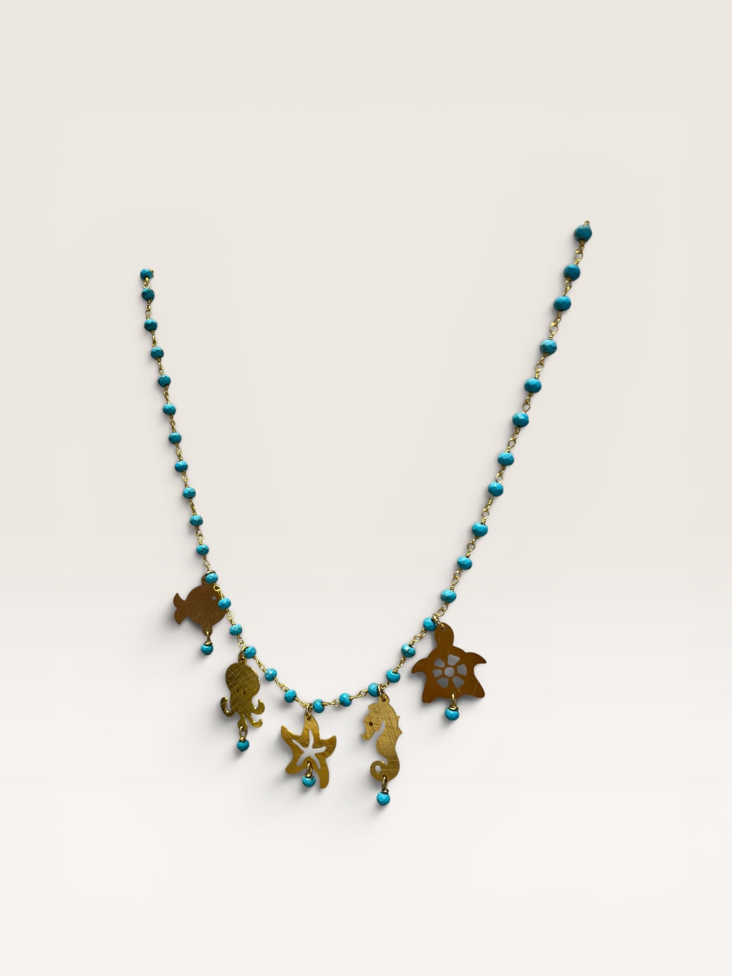 Collana rosario corta con charm BARBARA BURGIO