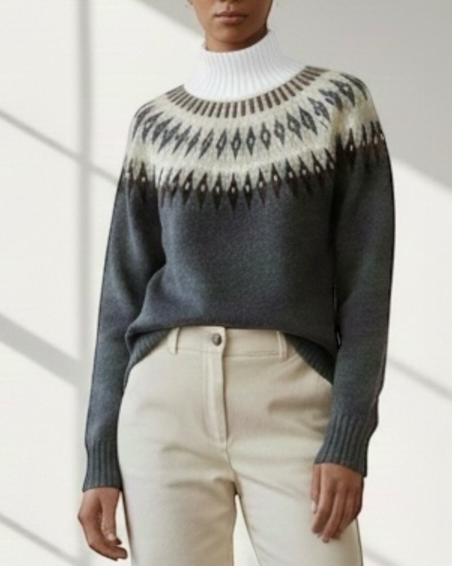 Maglia jacquard art. D78959 MOTEL