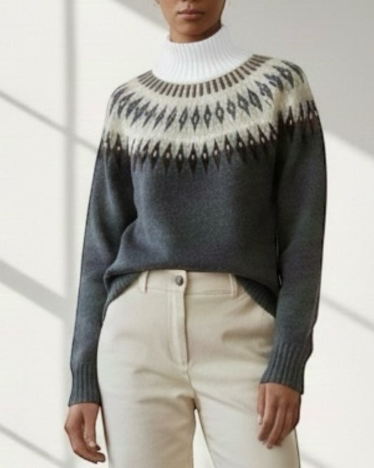 Maglia jacquard art. D78959 MOTEL