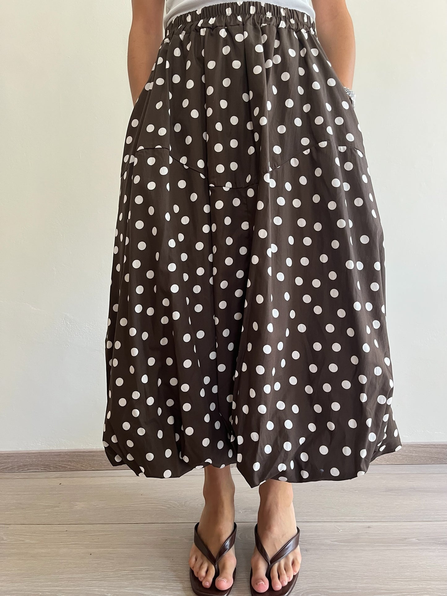Gonna a palloncino a pois art. 8103 Cheap&Chic
