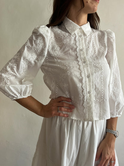 Camicia ricamata art. S26CC52 Tensione In