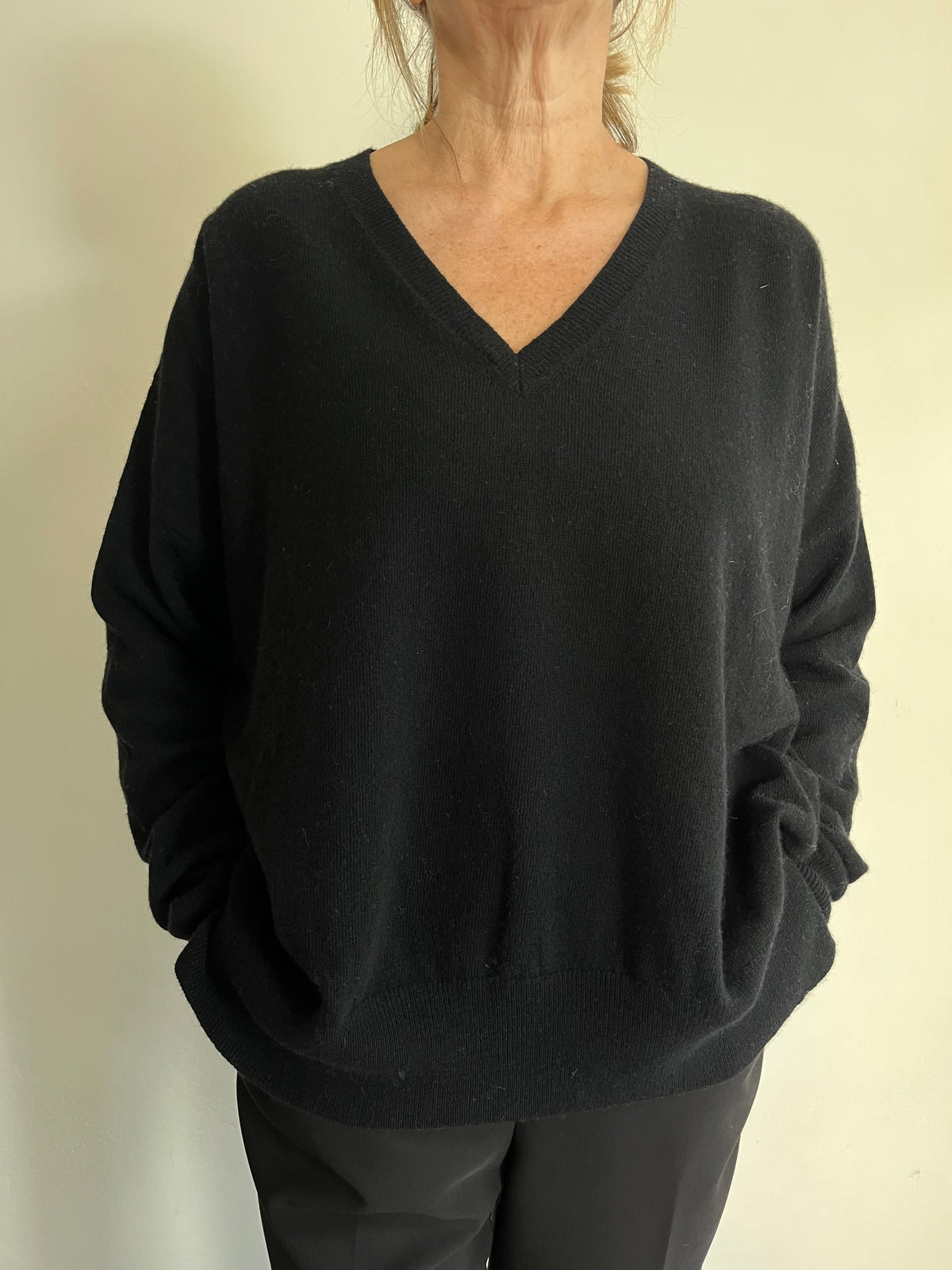 Maglia scatoletta scollo a V art.11527 CHEAP &CHIC