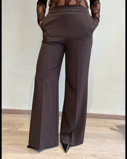 Pantalone palazzo con cerniera posteriore P6C5KSB IMPERIAL