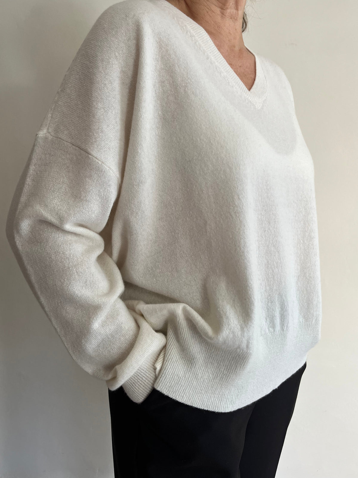 Maglia scatoletta scollo a V art.11527 CHEAP &CHIC
