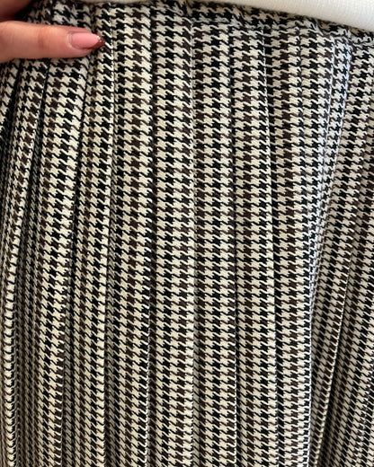 Gonna corta plissé pied de poule art. TF2215 VICOLO