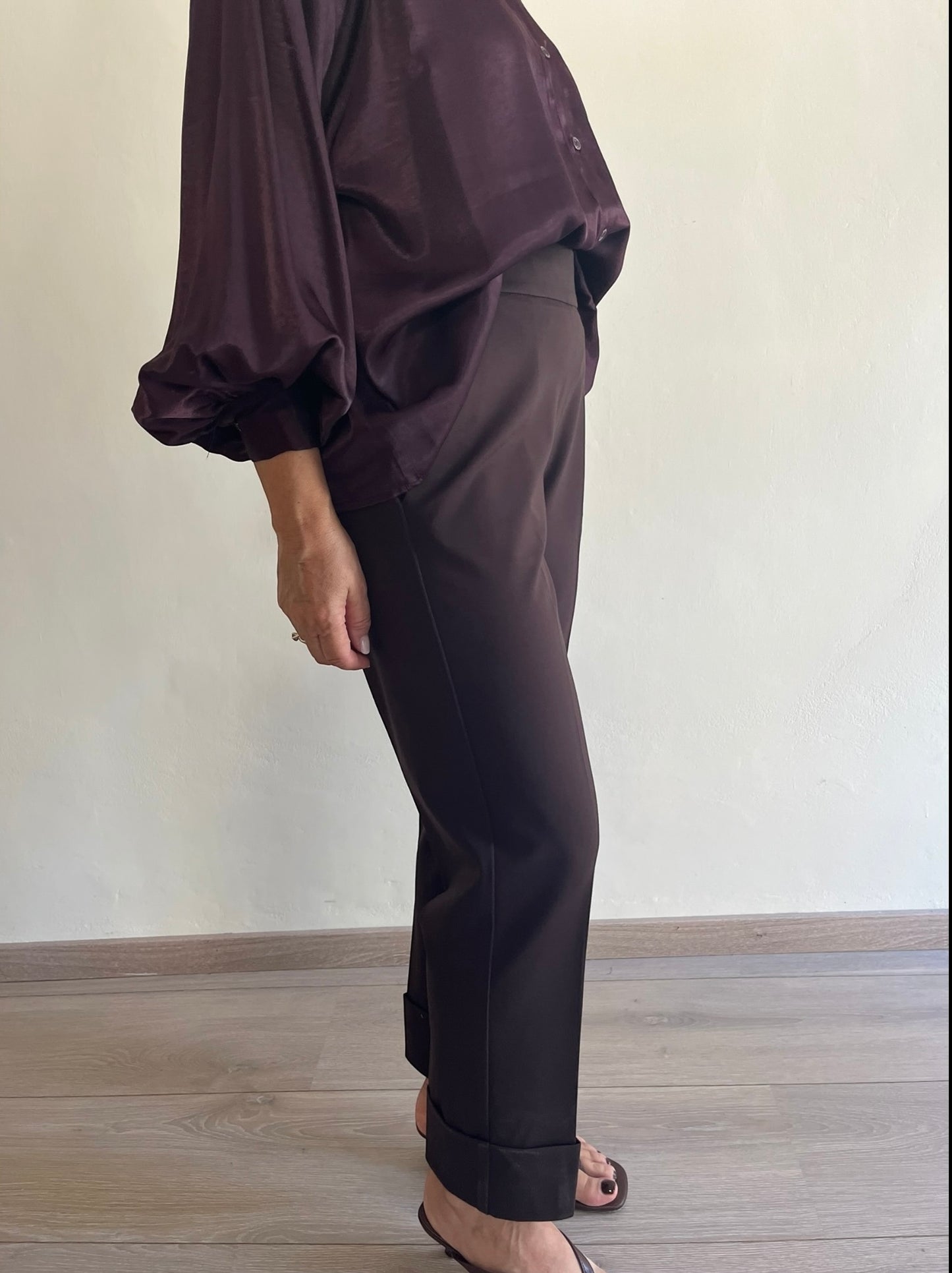 Pantalone Furfantello in tessuto punto Milano art. S39YBGFURFATOUCH Sandro Ferrone