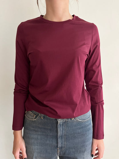 T-shirt a manica lunga in filo di Scozia art. T262B014A Dixie