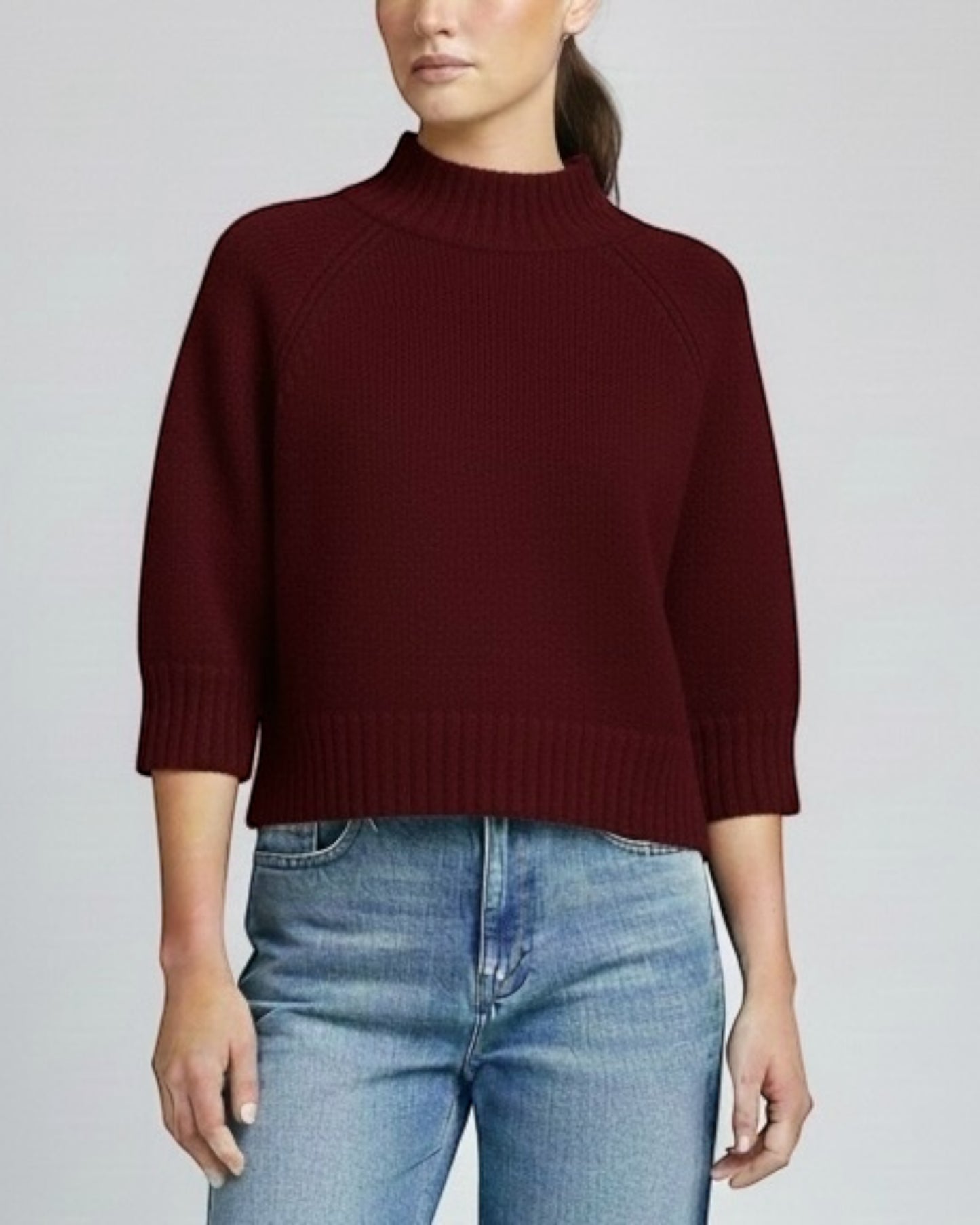 Maglia crop mezzo collo art. 570957 CHEAP&CHIC