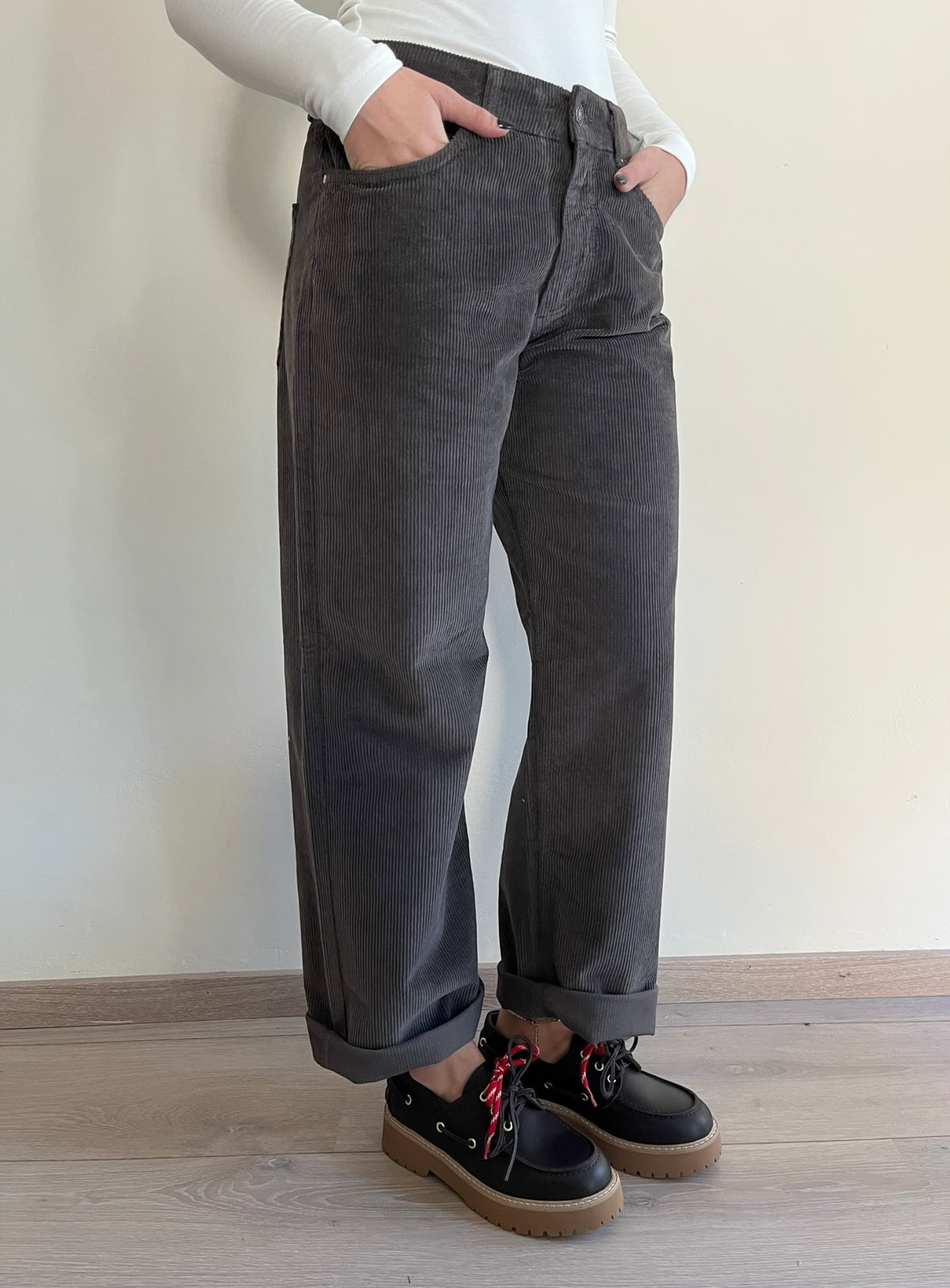 Pantalone boy-fit in velluto art. DIANA-12 GSD