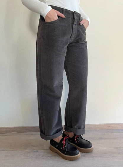 Pantalone boy-fit in velluto art. DIANA-12 GSD