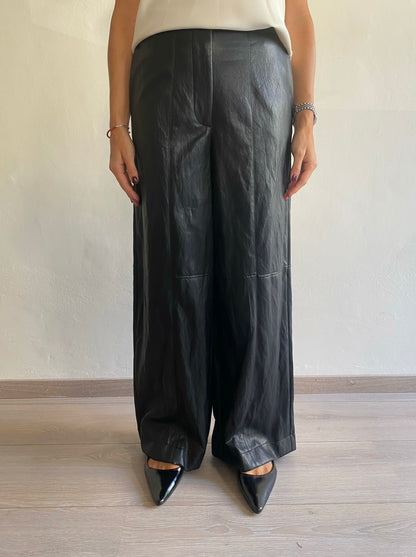 Pantalone palazzo in eco pelle art. PDT62B0A DIXIE