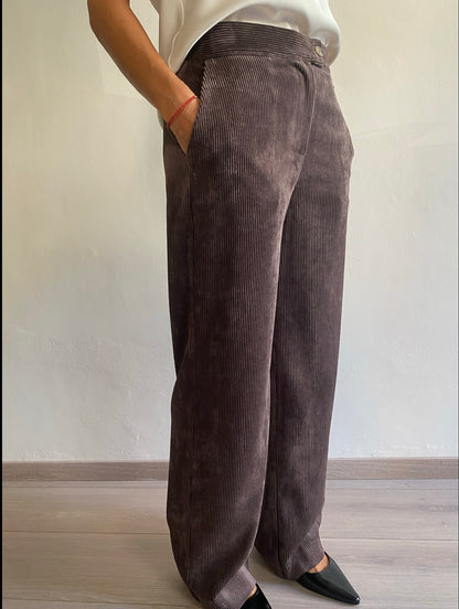 Pantalone ampio a coste in velluto art.P845B039A DIXIE