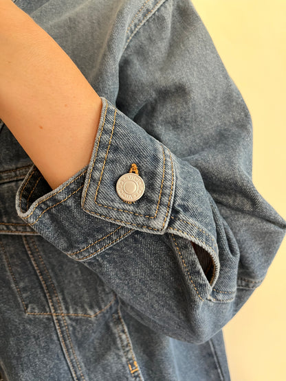 Giacca in denim dal taglio obliquo art. WILLA DAC5109