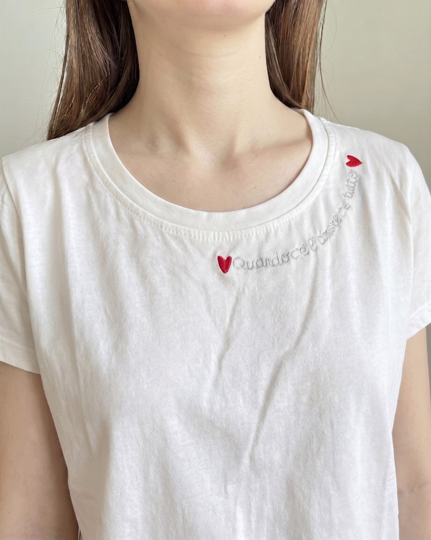 T-shirt scritte art. 81112 CHEAP&CHIC