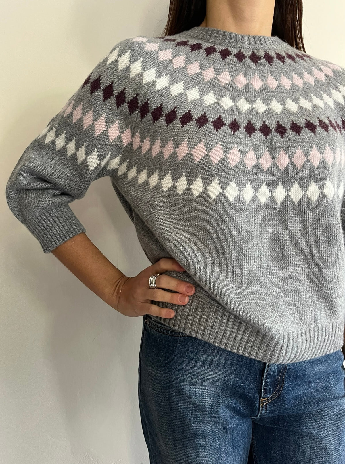Maglia con rombi art. D82473 MOTEL