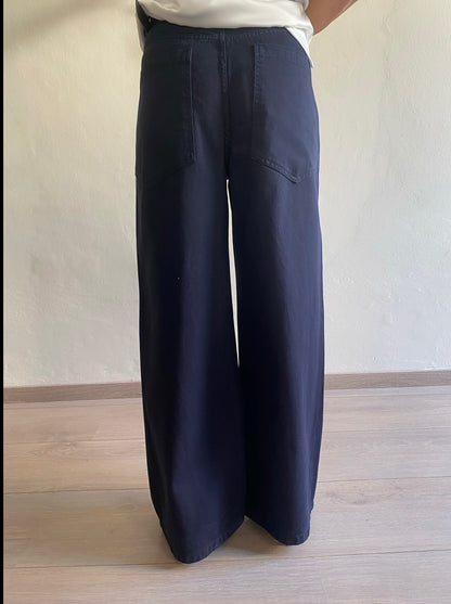 Jeans a palazzo con cinta art. S166YBGJORGE Sandro Ferrone